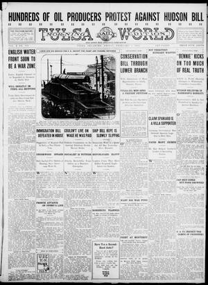 Primary view of object titled 'Tulsa Daily World (Tulsa, Okla.), Vol. 10, No. 116, Ed. 1 Friday, February 5, 1915'.