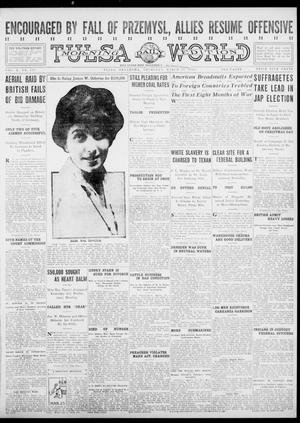 Tulsa Daily World (Tulsa, Okla.), Vol. 10, No. 157, Ed. 1 Thursday, March 25, 1915
