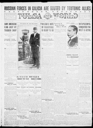 Primary view of object titled 'Tulsa Daily World (Tulsa, Okla.), Vol. 10, No. 219, Ed. 1 Saturday, June 5, 1915'.