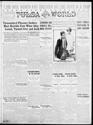 Tulsa Daily World (Tulsa, Okla.), Vol. 10, No. 261, Ed. 1 Sunday, July 25, 1915