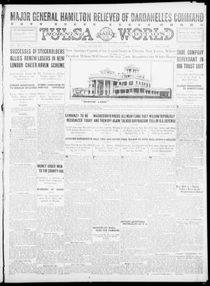 Primary view of object titled 'Tulsa Daily World (Tulsa, Okla.), Vol. 11, No. 30, Ed. 1 Tuesday, October 19, 1915'.