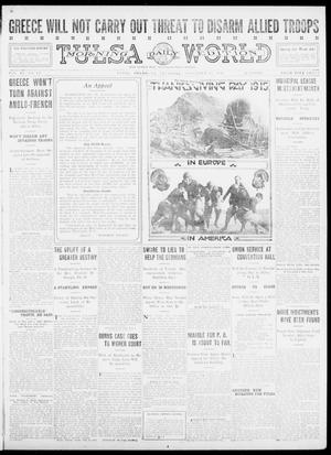 Tulsa Daily World (Tulsa, Okla.), Vol. 11, No. 62, Ed. 1 Thursday, November 25, 1915