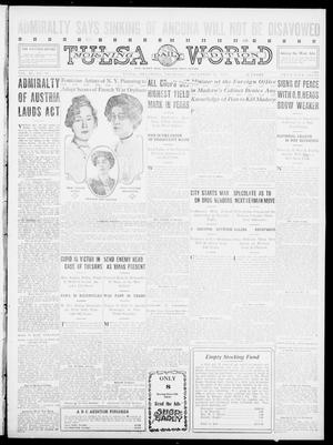 Primary view of object titled 'Tulsa Daily World (Tulsa, Okla.), Vol. 11, No. 80, Ed. 1 Thursday, December 16, 1915'.