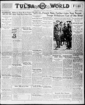 Tulsa Daily World (Tulsa, Okla.), Vol. 13, No. 267, Ed. 1 Thursday, June 13, 1918