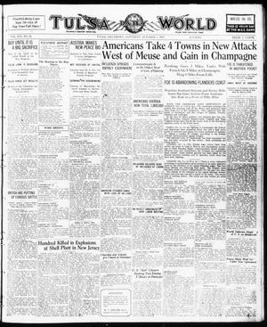 Primary view of object titled 'Tulsa Daily World (Tulsa, Okla.), Vol. 14, No. 12, Ed. 1 Saturday, October 5, 1918'.