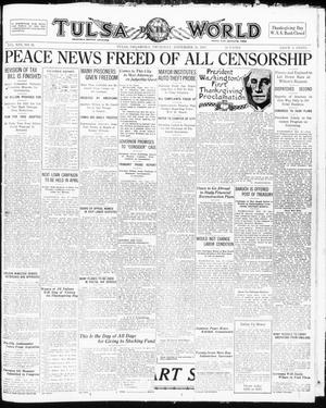 Tulsa Daily World (Tulsa, Okla.), Vol. 13, No. 66, Ed. 1 Thursday, November 28, 1918
