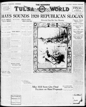The Morning Tulsa Daily World (Tulsa, Okla.), Vol. 13, No. 248, Ed. 1 Friday, May 30, 1919
