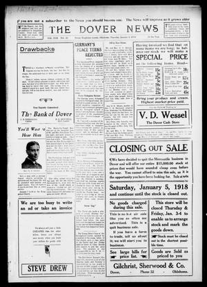 The Dover News (Dover, Okla.), Vol. 17, No. 31, Ed. 1 Thursday, December 27, 1917