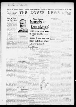 Primary view of object titled 'The Dover News (Dover, Okla.), Vol. 17, No. 47, Ed. 1 Thursday, April 11, 1918'.