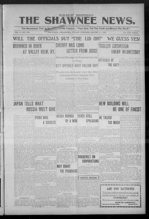 The Shawnee News. (Shawnee, Okla.), Vol. 9, No. 100, Ed. 1 Friday, August 11, 1905