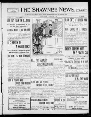 The Shawnee News. (Shawnee, Okla.), Vol. 13, No. 155, Ed. 1 Tuesday, April 7, 1908
