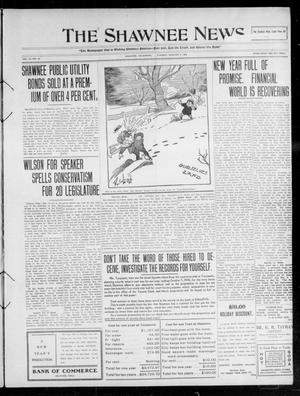 Primary view of object titled 'The Shawnee News. (Shawnee, Okla.), Vol. 14, No. 45, Ed. 1 Sunday, January 3, 1909'.