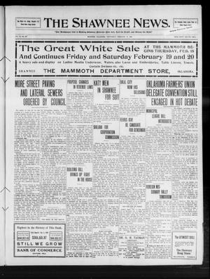 The Shawnee News. (Shawnee, Okla.), Vol. 14, No. 82, Ed. 1 Wednesday, February 17, 1909