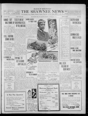 The Shawnee News (Shawnee, Okla.), Vol. 16, No. 97, Ed. 1 Saturday, July 8, 1911
