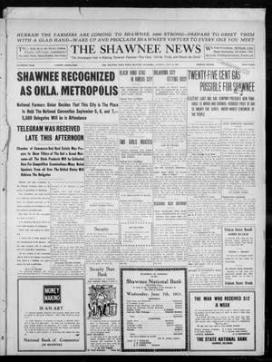 The Shawnee News (Shawnee, Okla.), Vol. 16, No. 103, Ed. 1 Tuesday, July 18, 1911