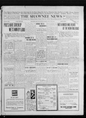 The Shawnee News (Shawnee, Okla.), Vol. 16, No. 106, Ed. 1 Monday, July 24, 1911
