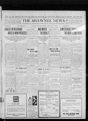 The Shawnee News (Shawnee, Okla.), Vol. 16, No. 107, Ed. 1 Tuesday, July 25, 1911