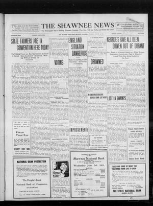 The Shawnee News (Shawnee, Okla.), Vol. 16, No. 123, Ed. 1 Tuesday, August 15, 1911