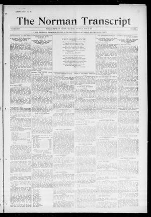 Primary view of object titled 'The Norman Transcript (Norman, Okla.), Vol. 26, No. 45, Ed. 1 Thursday, June 24, 1915'.