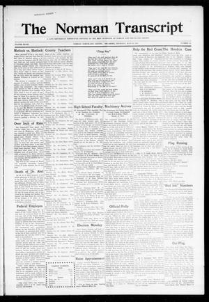 Primary view of object titled 'The Norman Transcript (Norman, Okla.), Vol. 28, No. 18, Ed. 1 Thursday, July 19, 1917'.