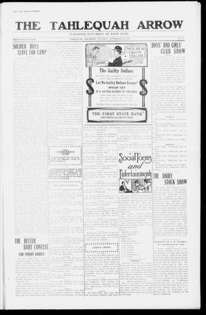 The Tahlequah Arrow (Tahlequah, Okla.), Vol. 32, No. 50, Ed. 1 Saturday, September 22, 1917