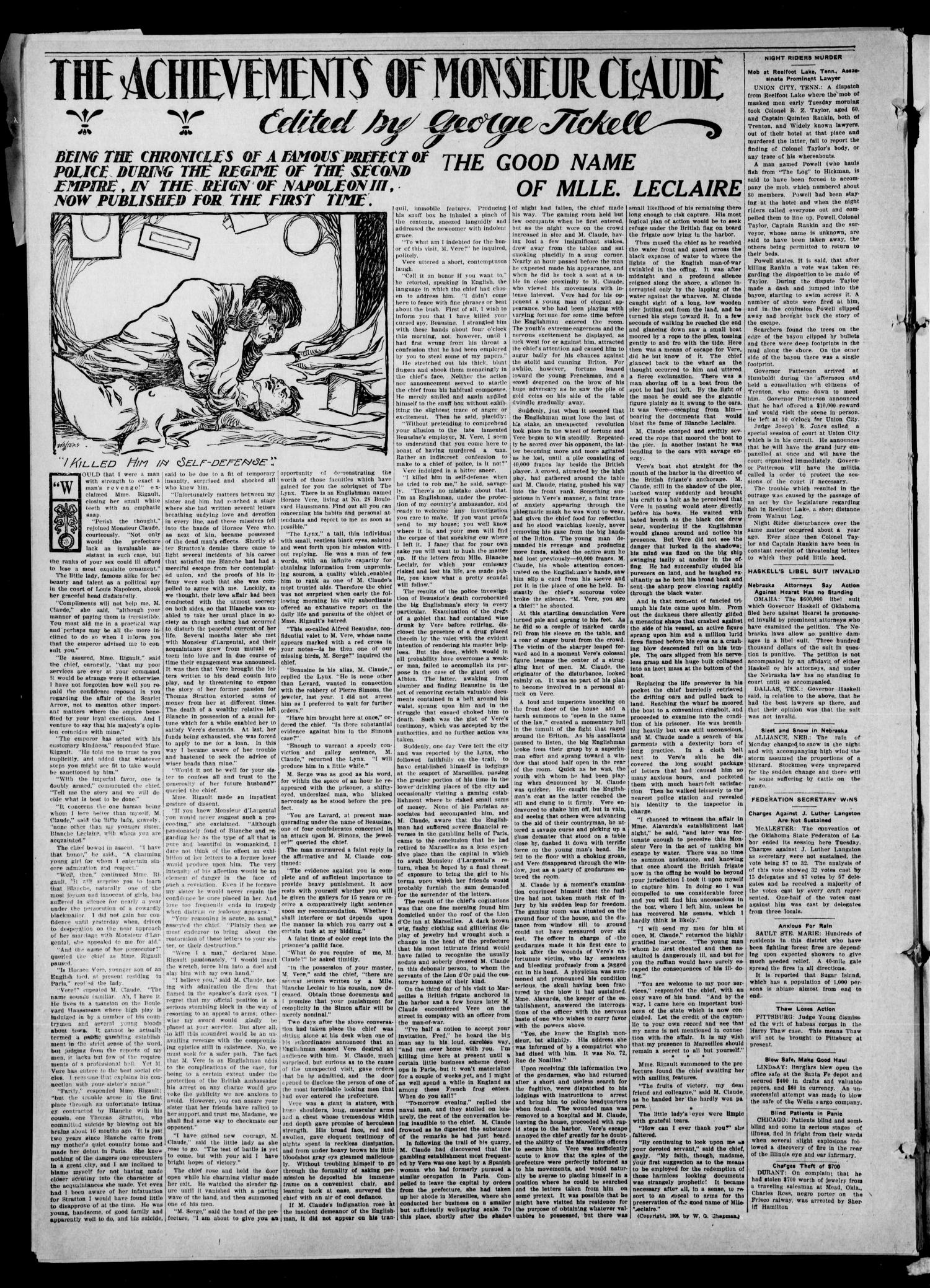 The Davis News (Davis, Okla.), Vol. 15, No. 11, Ed. 1 Thursday, October 29, 1908
                                                
                                                    [Sequence #]: 4 of 8
                                                