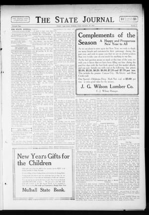 Primary view of object titled 'The State Journal (Mulhall, Okla.), Vol. 11, No. 4, Ed. 1 Friday, December 27, 1912'.