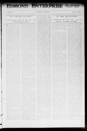 Edmond Enterprise and Oklahoma County News. (Edmond, Okla.), Vol. 1, No. 15, Ed. 1 Thursday, May 14, 1903