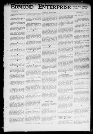 Edmond Enterprise and Oklahoma County News. (Edmond, Okla.), Vol. 1, No. 44, Ed. 1 Thursday, December 3, 1903