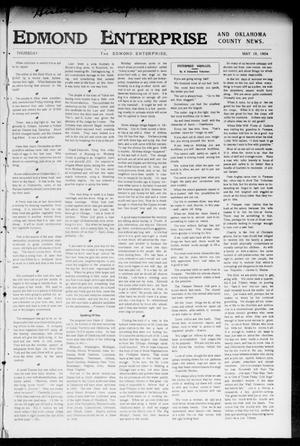 Edmond Enterprise and Oklahoma County News. (Edmond, Okla.), Vol. 1, No. 68, Ed. 1 Thursday, May 19, 1904