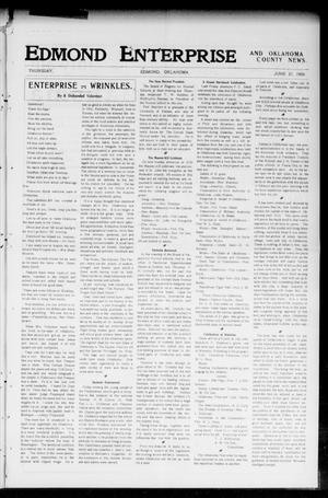 Edmond Enterprise and Oklahoma County News. (Edmond, Okla.), Vol. 2, No. 13, Ed. 1 Thursday, June 21, 1906