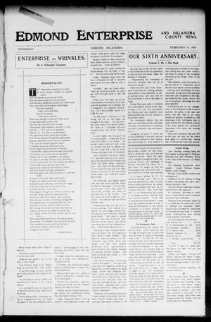 Edmond Enterprise and Oklahoma County News. (Edmond, Okla.), Vol. 2, No. 47, Ed. 1 Thursday, February 14, 1907