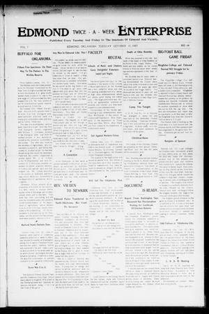 Edmond Twice - A - Week Enterprise (Edmond, Okla.), Vol. 7, No. 44, Ed. 1 Tuesday, October 15, 1907