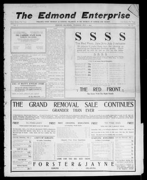 The Edmond Enterprise (Edmond, Okla.), Vol. 9, No. 20, Ed. 1 Thursday, July 1, 1909