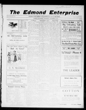 The Edmond Enterprise (Edmond, Okla.), Vol. 11, No. 38, Ed. 1 Thursday, November 9, 1911