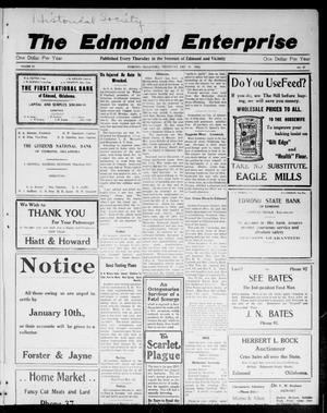 Primary view of object titled 'The Edmond Enterprise (Edmond, Okla.), Vol. 14, No. 47, Ed. 1 Thursday, December 31, 1914'.