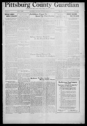 Pittsburg County Guardian (McAlester, Okla.), Vol. 15, No. 3, Ed. 1 Thursday, September 11, 1919