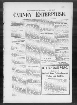 Carney Enterprise. (Carney, Okla.), Vol. 4, No. 40, Ed. 1 Saturday, May 6, 1905