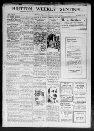 Britton Weekly Sentinel. (Britton, Okla.), Vol. 2, No. 16, Ed. 1 Saturday, July 3, 1909