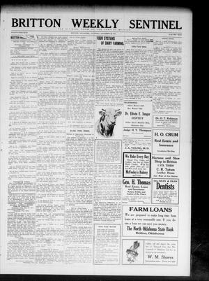 Britton Weekly Sentinel (Britton, Okla.), Vol. 4, No. 45, Ed. 1 Thursday, November 30, 1911
