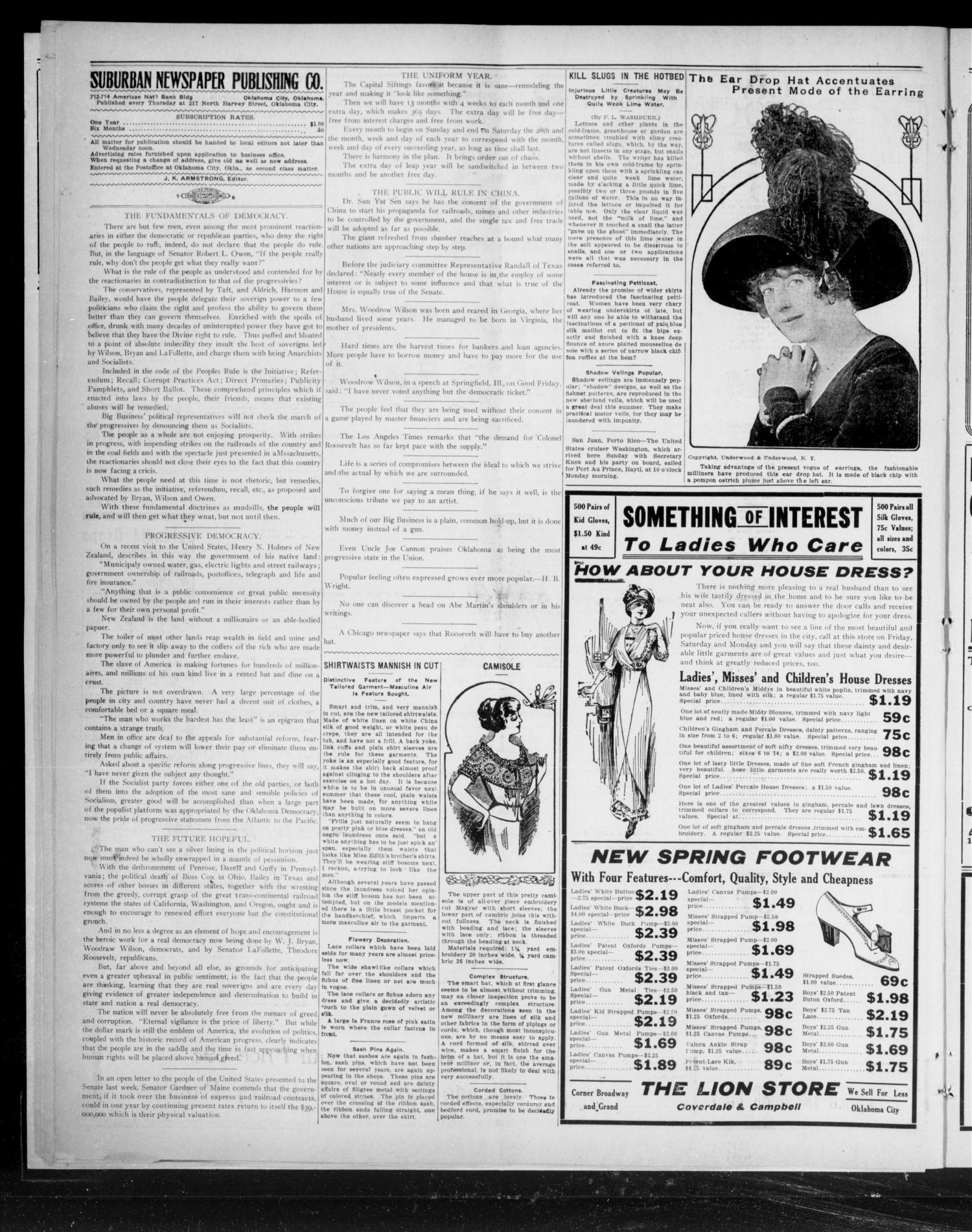 Britton Weekly Sentinel (Britton, Okla.), Vol. 5, No. 13, Ed. 1 Thursday, April 18, 1912
                                                
                                                    [Sequence #]: 4 of 8
                                                