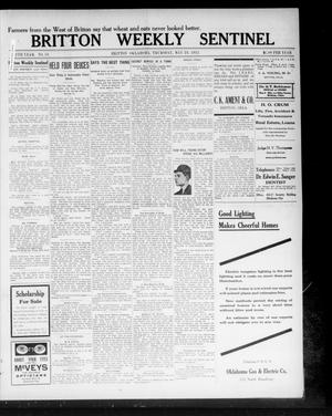 Primary view of object titled 'Britton Weekly Sentinel (Britton, Okla.), Vol. 5, No. 18, Ed. 1 Thursday, May 23, 1912'.