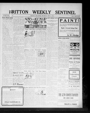 Britton Weekly Sentinel (Britton, Okla.), Vol. 6, No. 16, Ed. 1 Thursday, May 8, 1913