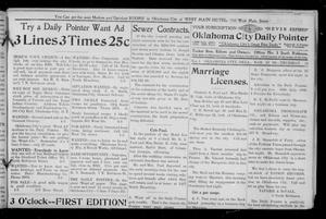 Primary view of object titled 'Oklahoma City Daily Pointer (Oklahoma City, Okla.), Vol. 1, No. 55, Ed. 1 Thursday, March 22, 1906'.