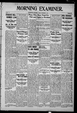 Morning Examiner. (Bartlesville, Okla.), Vol. 14, No. 235, Ed. 1 Friday, September 3, 1909