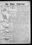 Primary view of The Davis Advertiser. (Davis, Indian Terr.), Vol. 1, No. 39, Ed. 1 Tuesday, January 29, 1895