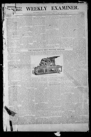 The Weekly Examiner. (Bartlesville, Indian Terr.), Vol. 9, No. 6, Ed. 1 Saturday, April 18, 1903