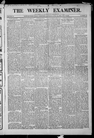 The Weekly Examiner. (Bartlesville, Indian Terr.), Vol. 9, No. 20, Ed. 1 Saturday, July 25, 1903