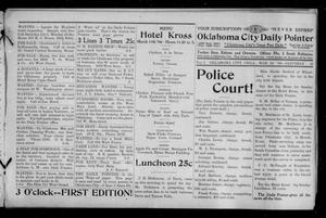 Oklahoma City Daily Pointer (Oklahoma City, Okla.), Vol. 1, No. 45, Ed. 1 Saturday, March 10, 1906