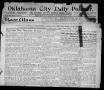 Newspaper: Oklahoma City Daily Pointer (Oklahoma City, Okla.), Vol. 1, No. 72, E…